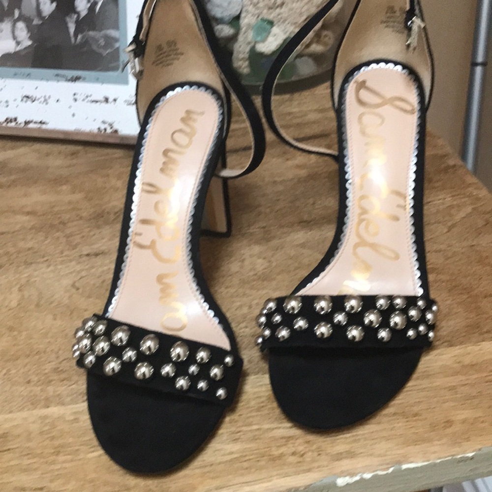 Sam Edelman size 6 1/2 shoes black suede